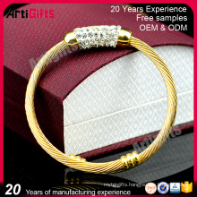 Eco-Friendly metal material bling bracelet and bangle